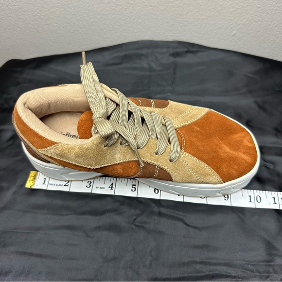 Jeffrey Campbell Limit Platform Brown Suede Sneaker Sz 6.5 - Picture 6 of 6